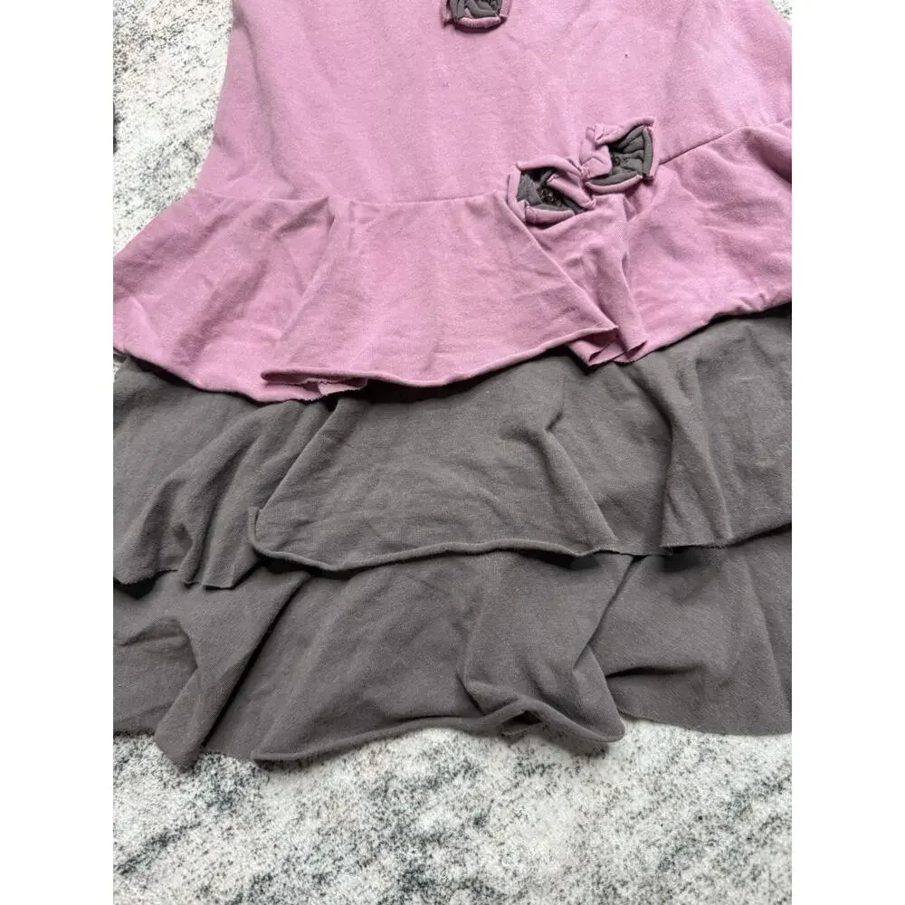 Isobella & Chloe Dress- Size 6 Hot Pink and Gray- Pre-Owned